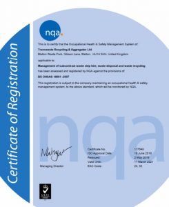 NQA 18001 Certificate
